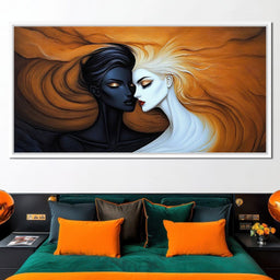 Love in Contrast - TooplesArt - NicheCanvas