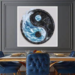 Harmony of Water and Stone - NicheCanvas