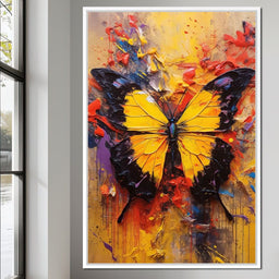 Colorburst Moths - NicheCanvas