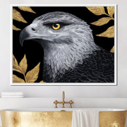 Majestic Sentinel Golden Leaves - NicheCanvas