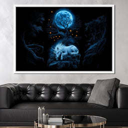 Moonlit Unicorn’s Sanctuary - TooplesArt - NicheCanvas