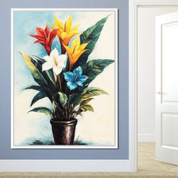 Tropical Bloom Flowers - NicheCanvas