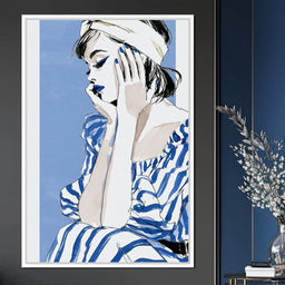 Clear Blue Sky Vacation Reverie - NicheCanvas