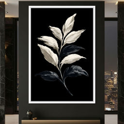 Silent Presence of Pale Leaves - NicheCanvas
