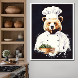 Chef Bear Culinary Delight - NicheCanvas