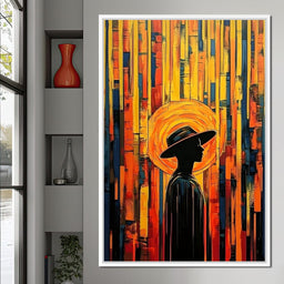 Radiant Silhouette Harmony - NicheCanvas