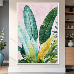 Tropical Leaf Harmony - NicheCanvas