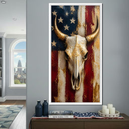 Gilded Horns Of The Republic - NicheCanvas