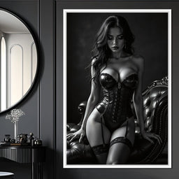 Obsidienne Noir - The Velvet Eclipse - Johanjjf - NicheCanvas