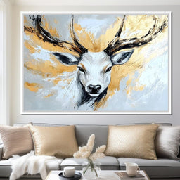 Majestic Stag Radiance - NicheCanvas