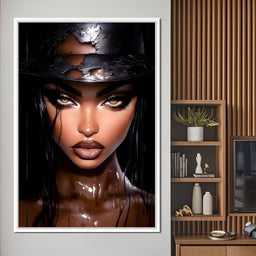 Enigmatic Stares in Shadow - NicheCanvas