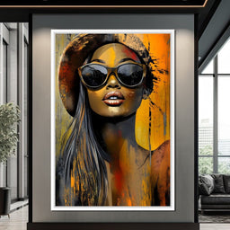 Golden Glamour Radiance - NicheCanvas