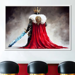 Majestic Regalia Warrior - NicheCanvas