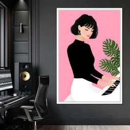 Melody on Rose Studio Keys - NicheCanvas