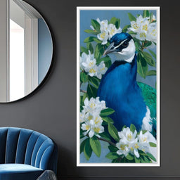 Peacock Radiance Blossoms - NicheCanvas