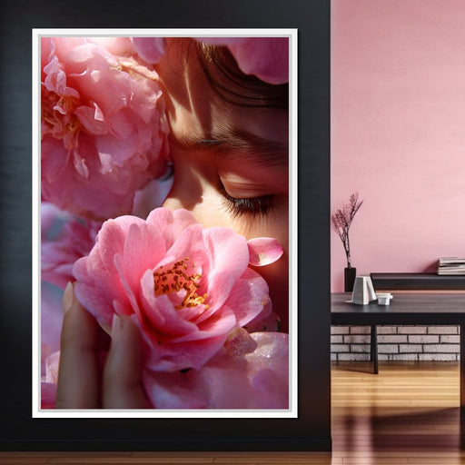 Radiant Petal Dreamscape Canvas Print