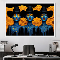 Electric Trinity - TooplesArt - NicheCanvas