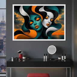 The Lovers Who Never Spoke - TooplesArt - NicheCanvas