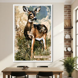 Silent Watcher of the Verdant Thicket - NicheCanvas