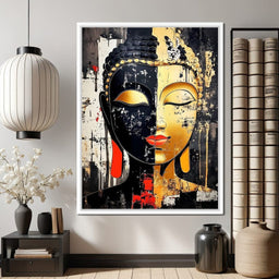 Golden Reflections Buddha Splendor - NicheCanvas