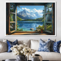 Alpine Serenity Vista - NicheCanvas