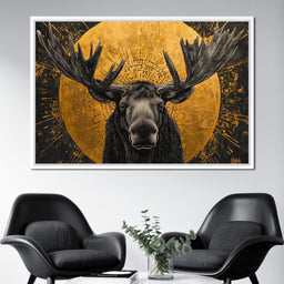 Golden Majesty of the Wild - NicheCanvas