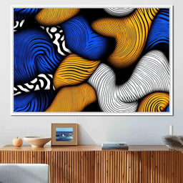 Hypnotic Color Swirl - TooplesArt - NicheCanvas