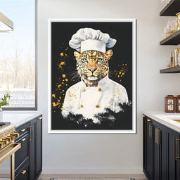 Leopard Gourmet Elegance - NicheCanvas