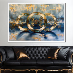 Golden Synchrony Symphony - NicheCanvas