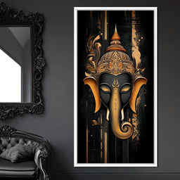 Golden Divine Elephant Aura - NicheCanvas