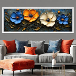 Floral Symphony of Vibrant Colors - NicheCanvas