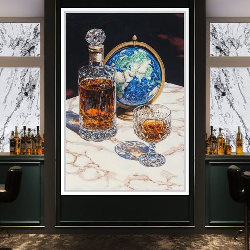 Terra Reflections and Brandy Canvas Print