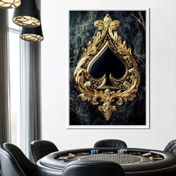 Gilded Elegance Spade - NicheCanvas