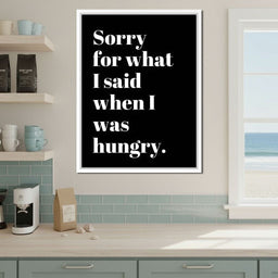 Apology Before Snacks Take Over - NicheCanvas