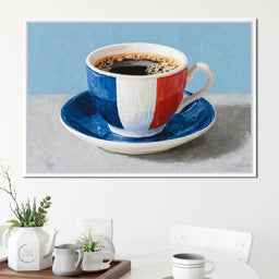 French Tricolor Coffee Cup - NicheCanvas
