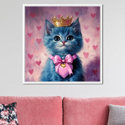 Royal Feline Heart Charmer - NicheCanvas