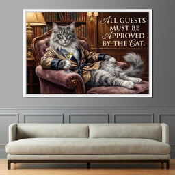The Feline Gatekeeper Decides - NicheCanvas