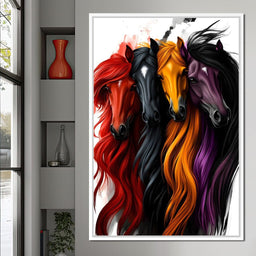 Equestrian Quartet Harmony - NicheCanvas