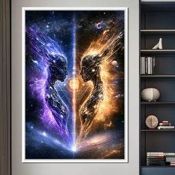 Dual Entities Of The Expanding Void - NicheCanvas