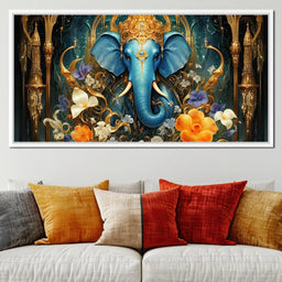 Radiant Majesty of the Elephant - NicheCanvas