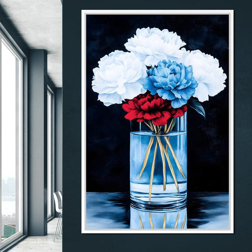 Heavenly Petal Symphony Canvas Print