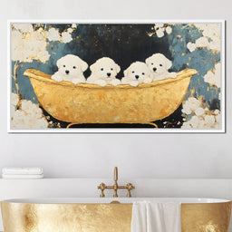 Golden Pups Bath Delight - NicheCanvas