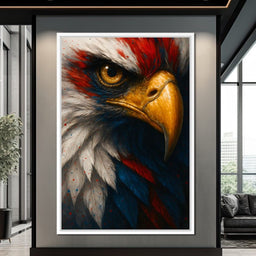 Majestic Gaze of Freedom - NicheCanvas