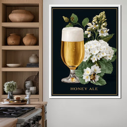 Golden Honey Ale Botanical Noir - NicheCanvas