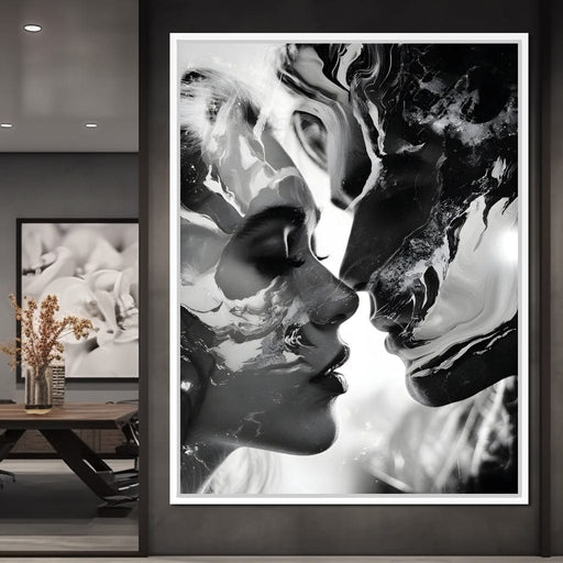 Luminous Liquid Kisses Canvas Print