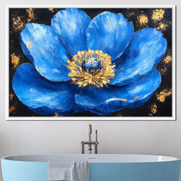 Majestic Sapphire Blossom - NicheCanvas