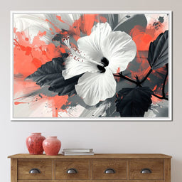 Sanguine Hibiscus Dreams - NicheCanvas