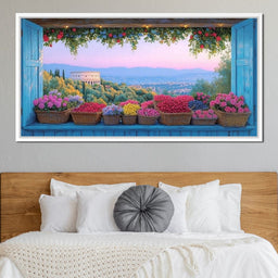 Tuscan Garden Splendor Vista - NicheCanvas