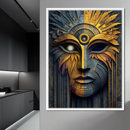 Golden Dawn Masked Fusion - NicheCanvas