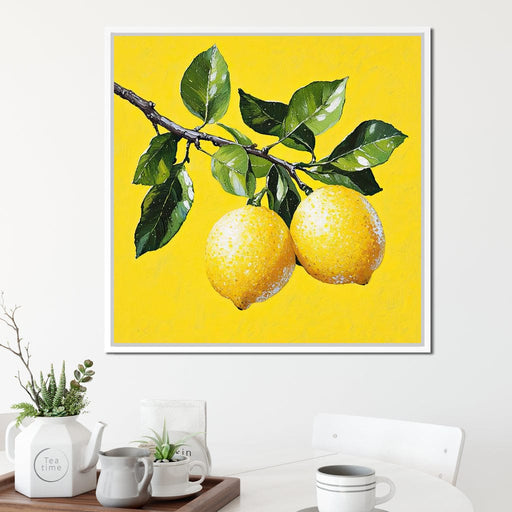 Golden Citrus Canvas Print
